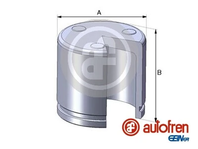 Piston, brake caliper